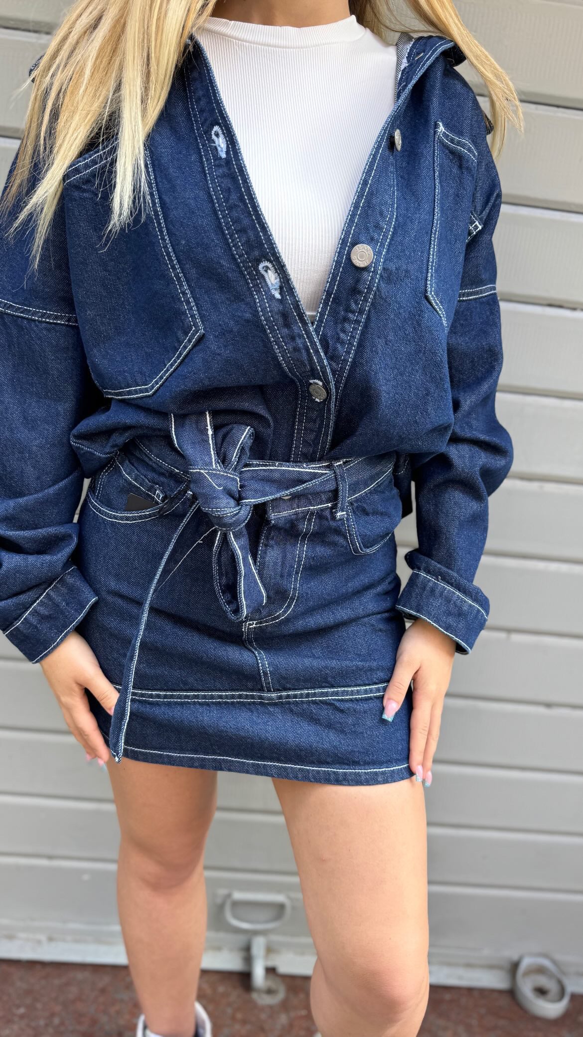 COORDINATO DENIM (blu)