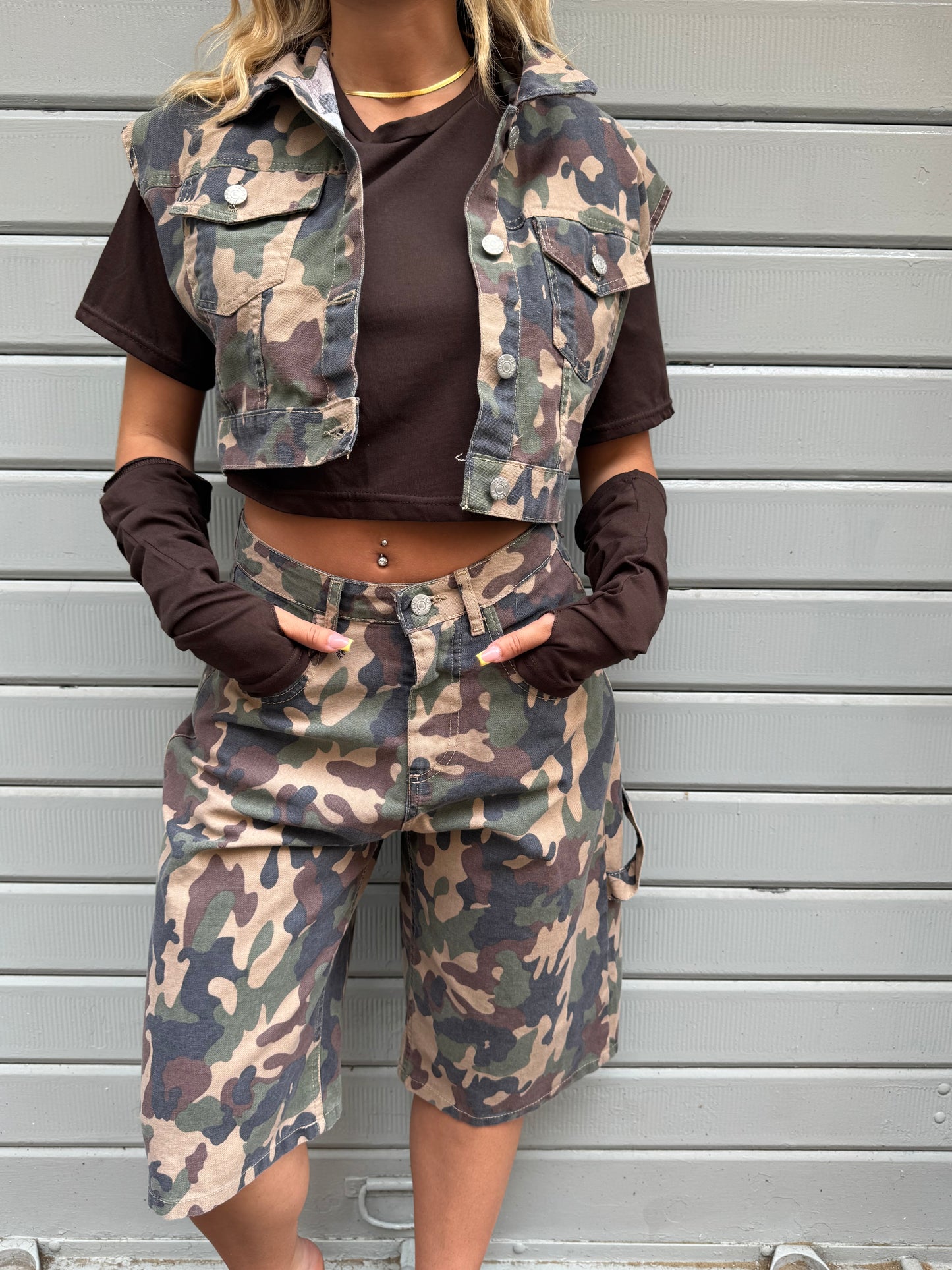 COORDINATO MILITARE (pinocchietto)